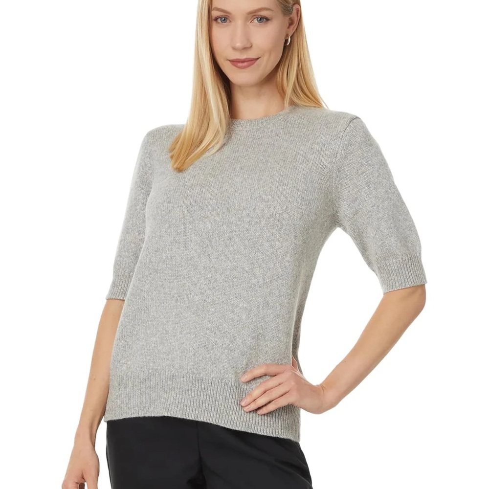 Elliott Lauren - Grey Short Sleeve Sweater